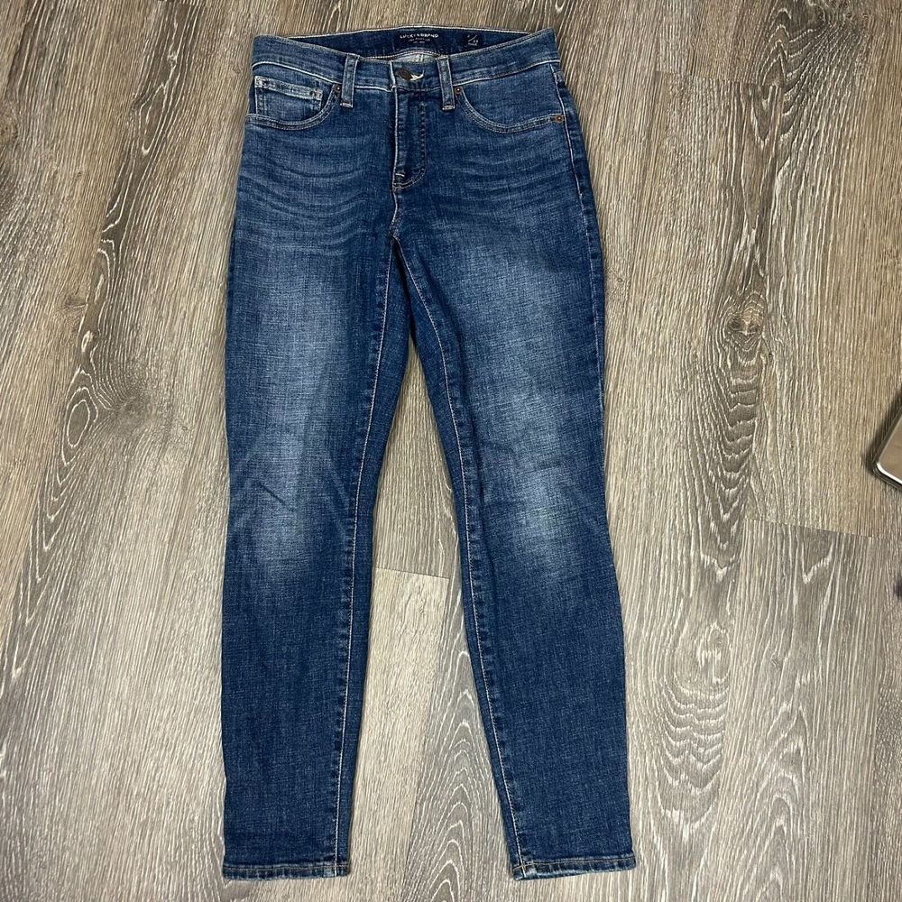 Lucky Brand Ava Mid Rise Skinny Medium Wash Denim Jeans Size 2 (24) EUC